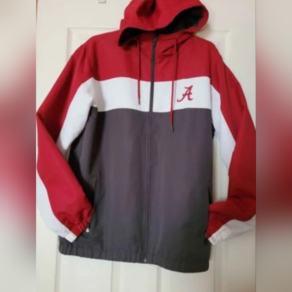 University Of Alabama Windbreaker w/hood sz M